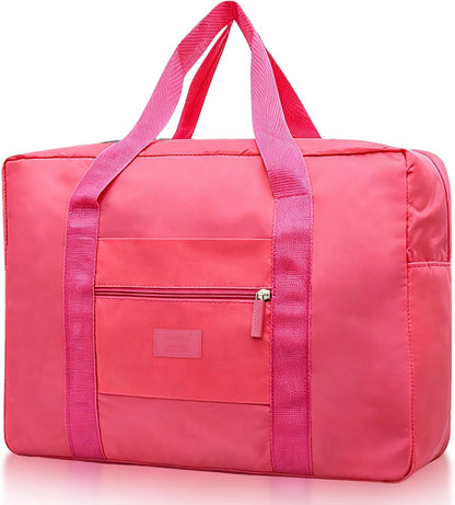 Travel Duffel Bag Lightweight Foldable Travel Bag for Women and Men Waterproof Tote Carry On Luggage Weekender Overnight Bag (Green)
