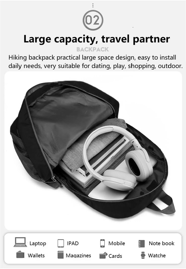 Ultra Lightweight-Packable-Hiking-Backpack Foldable Travel Camping Daypack Casual Outdoor Water-resistant 25L Backpacks (Lake Blue)