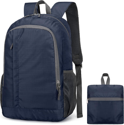 Ultra Lightweight-Packable-Hiking-Backpack Foldable Travel Camping Daypack Casual Outdoor Water-resistant 25L Backpacks (Lake Blue)