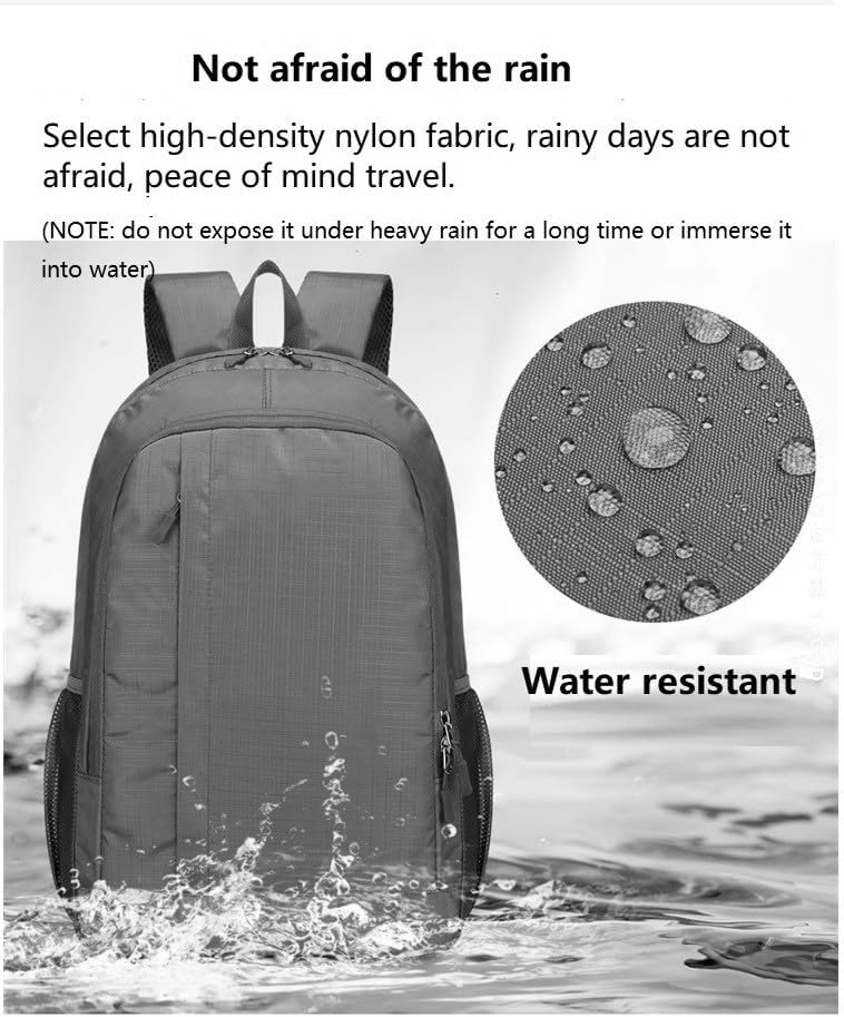 Ultra Lightweight-Packable-Hiking-Backpack Foldable Travel Camping Daypack Casual Outdoor Water-resistant 25L Backpacks (Lake Blue)
