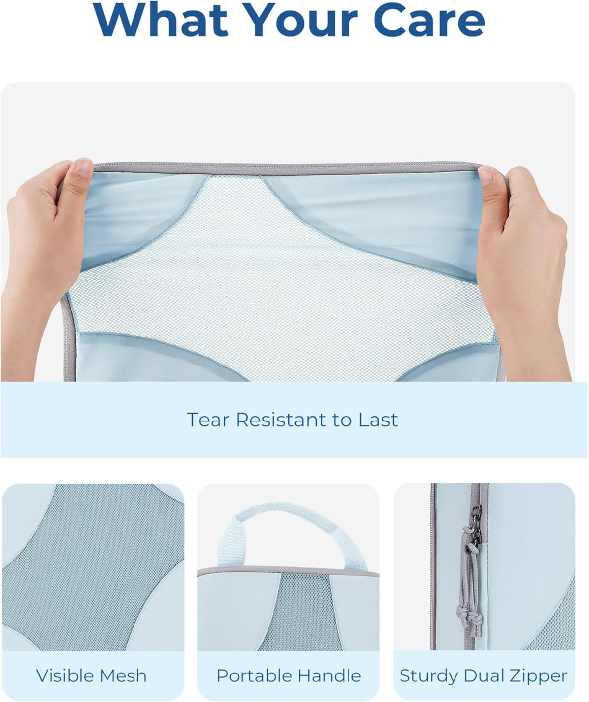 Compression Packing Cubes, Travel Bag Cruise Ship Essentials | Lightweight, Compressible Suitcase Organizer Set fit Standard Carry-On & Checked Luggage, 6 Set, 14 Set Washable Packing Bags