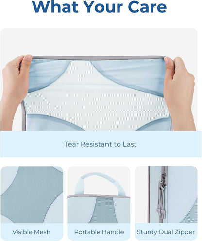 Compression Packing Cubes, Travel Bag Cruise Ship Essentials | Lightweight, Compressible Suitcase Organizer Set fit Standard Carry-On & Checked Luggage, 6 Set, 14 Set Washable Packing Bags