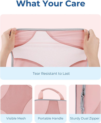 Compression Packing Cubes, Travel Bag Cruise Ship Essentials | Lightweight, Compressible Suitcase Organizer Set fit Standard Carry-On & Checked Luggage, 6 Set, 14 Set Washable Packing Bags