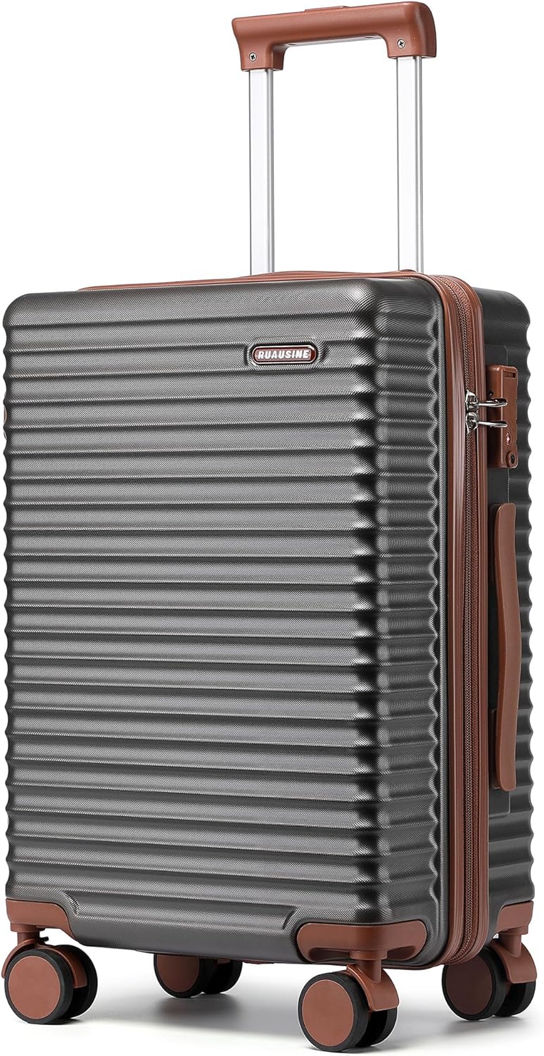 20-Inch Hardshell Carry on Luggage with Rolling Spinner 360°Wheels | Small Lightweight Hardside Carry-on Suitcase 22x14x9 Airline Approved with TSA Lock for Travel Women Men Business Weekend