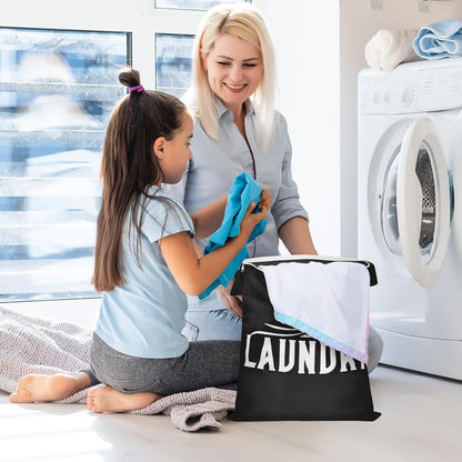 2 Pcs Large Travel Laundry Bag Washable Waterproof Wet Bag Dirty Clothes Bag Swimsuit Workout Bag for Gym Clothes Laundry Wet Clothes Swimming Pool Yoga College Dorm (Blue+Grey)
