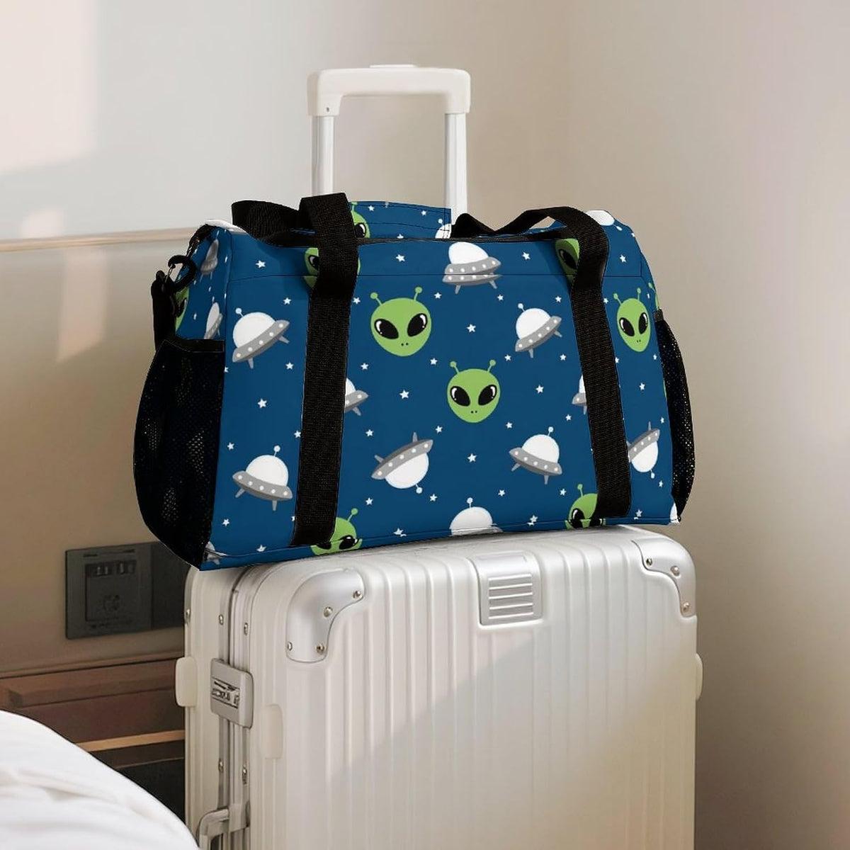 Large Capacity Duffel Bag for Gym Sports Travel Simple Organization Weekender Overnight
