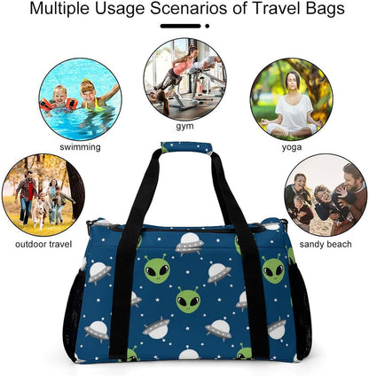 Large Capacity Duffel Bag for Gym Sports Travel Simple Organization Weekender Overnight