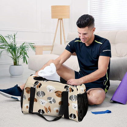 Large Capacity Duffel Bag for Gym Sports Travel Simple Organization Weekender Overnight