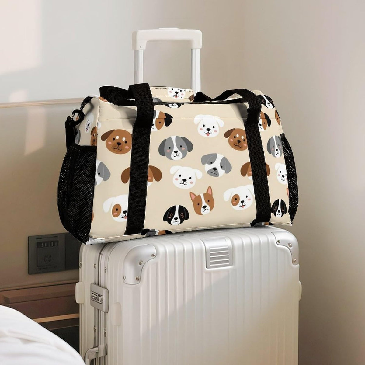 Large Capacity Duffel Bag for Gym Sports Travel Simple Organization Weekender Overnight