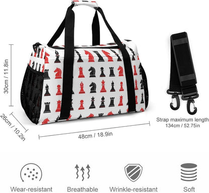 Large Capacity Duffel Bag for Gym Sports Travel Simple Organization Weekender Overnight