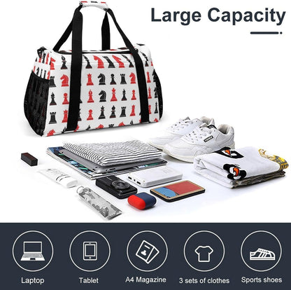 Large Capacity Duffel Bag for Gym Sports Travel Simple Organization Weekender Overnight