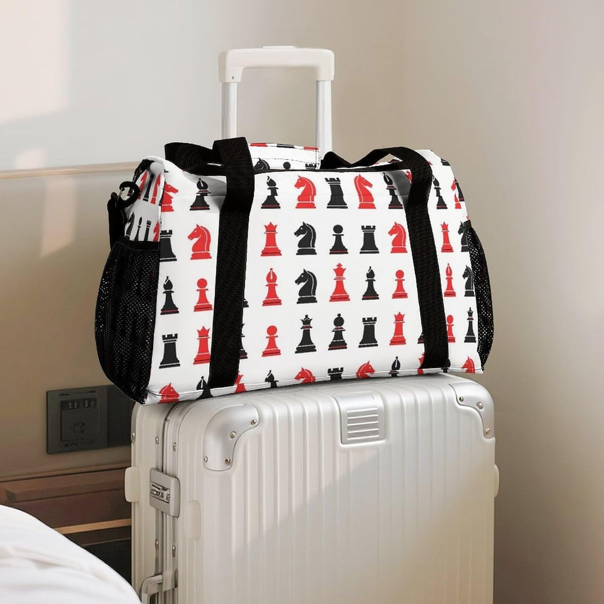 Large Capacity Duffel Bag for Gym Sports Travel Simple Organization Weekender Overnight