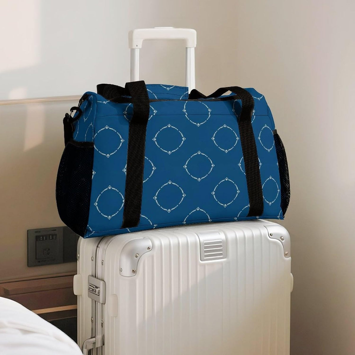 Large Capacity Duffel Bag for Gym Sports Travel Simple Organization Weekender Overnight