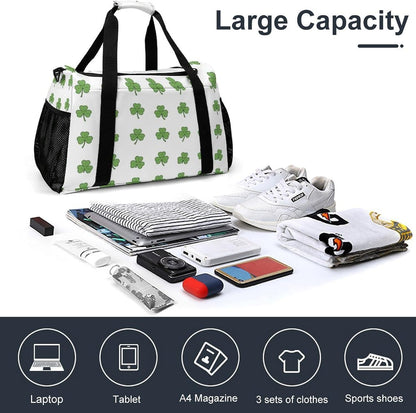 Large Capacity Duffel Bag for Gym Sports Travel Simple Organization Weekender Overnight