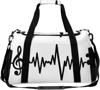 Large Capacity Duffel Bag for Gym Sports Travel Simple Organization Weekender Overnight