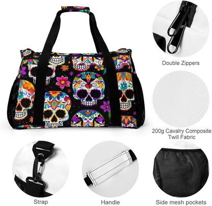 Large Capacity Duffel Bag for Gym Sports Travel Simple Organization Weekender Overnight
