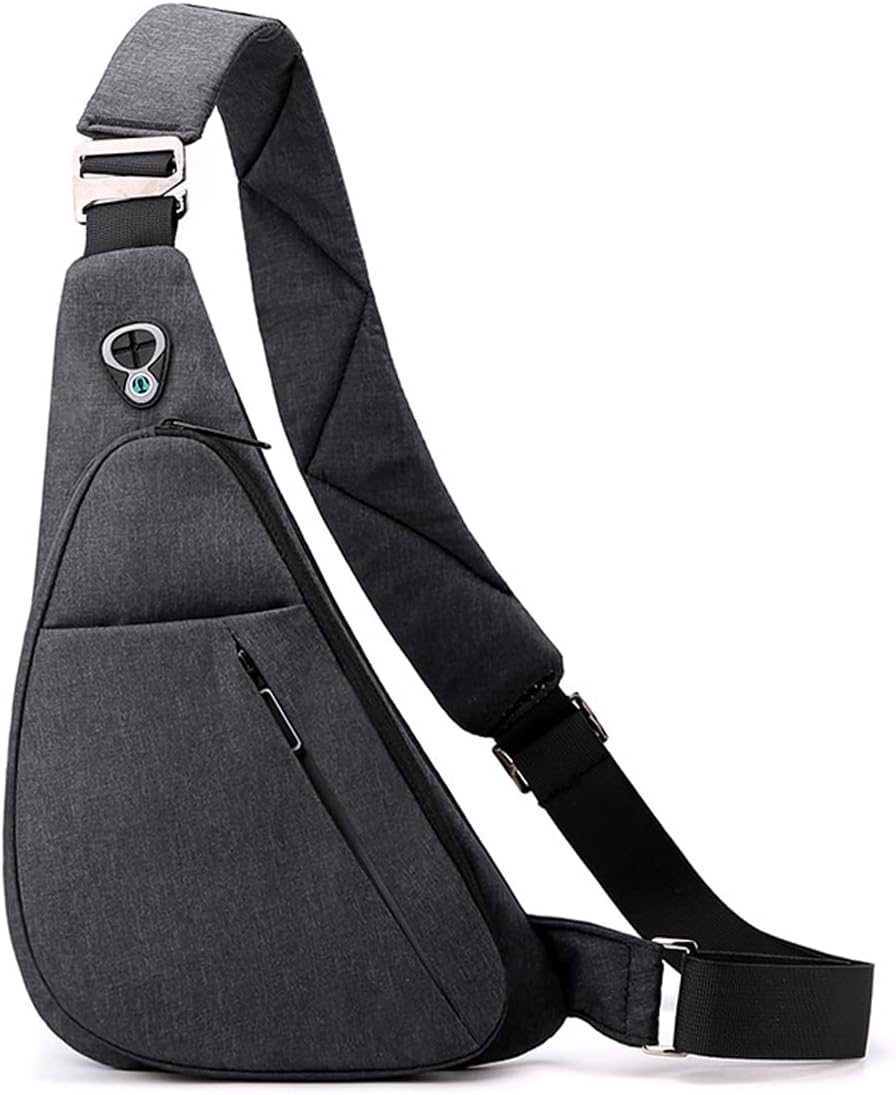 Sling Bag Small Waterproof Shoulder Backpack For Travel Hiking Anti-Thief Crossbody Chest Daypack Personal Pocket Bag