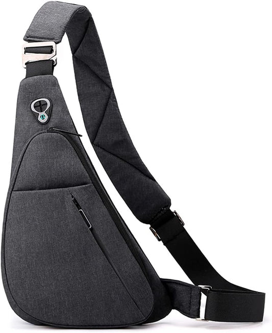 Sling Bag Small Waterproof Shoulder Backpack For Travel Hiking Anti-Thief Crossbody Chest Daypack Personal Pocket Bag