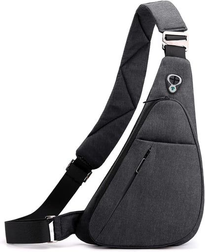 Sling Bag Small Waterproof Shoulder Backpack For Travel Hiking Anti-Thief Crossbody Chest Daypack Personal Pocket Bag
