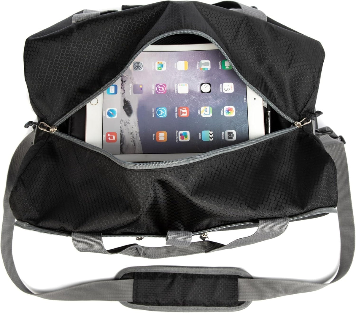 Bago Foldable Duffle Bag for Camping & Travel with Shoe Compartment. Large Duffle Bag for Women & Men. Durable Lightweight Duffel Bags for Traveling. 80L