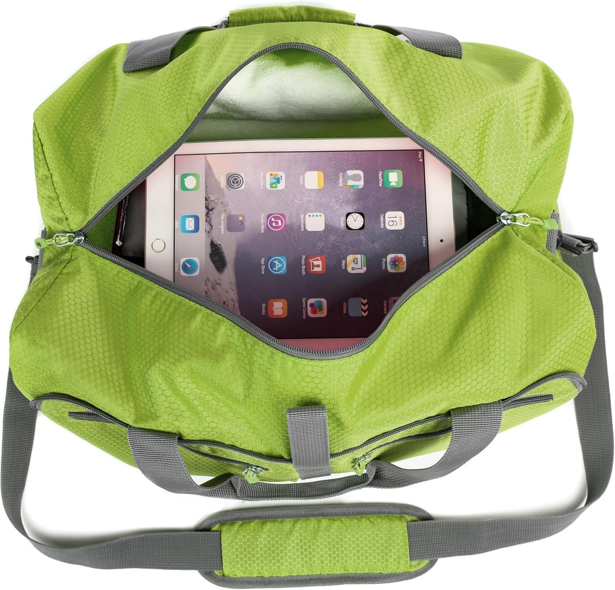 Bago Foldable Duffle Bag for Camping & Travel with Shoe Compartment. Large Duffle Bag for Women & Men. Durable Lightweight Duffel Bags for Traveling. 80L