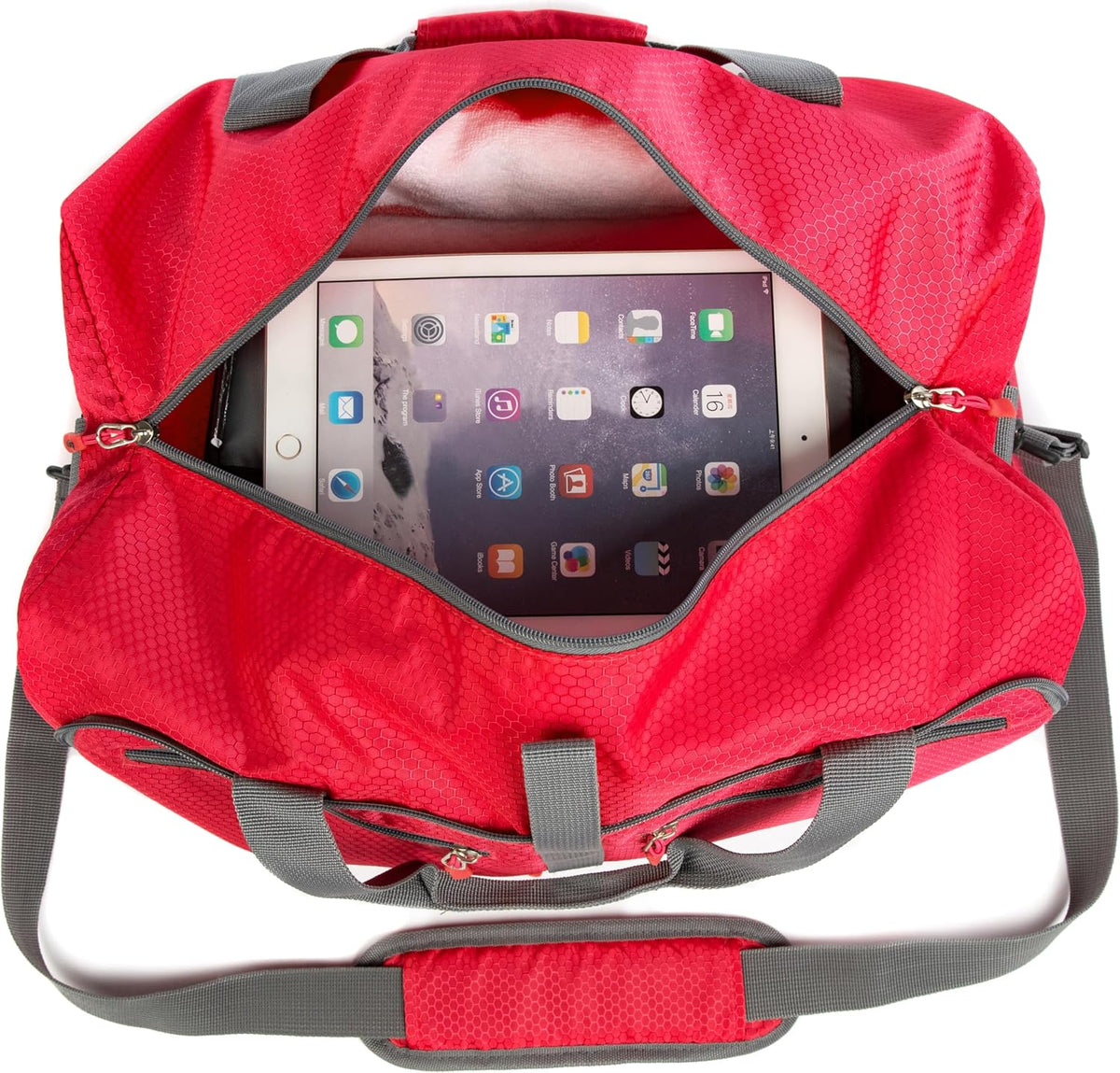 Bago Foldable Duffle Bag for Camping & Travel with Shoe Compartment. Large Duffle Bag for Women & Men. Durable Lightweight Duffel Bags for Traveling. 80L