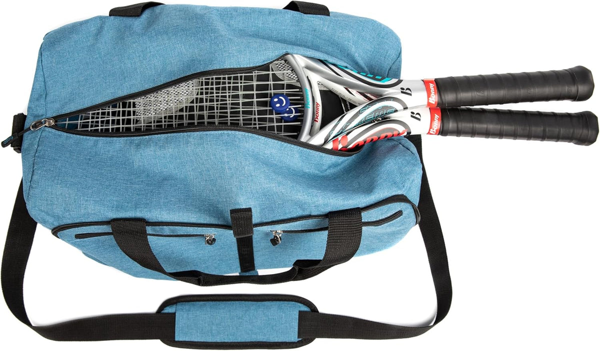 Bago Foldable Duffle Bag for Camping & Travel with Shoe Compartment. Large Duffle Bag for Women & Men. Durable Lightweight Duffel Bags for Traveling. 80L