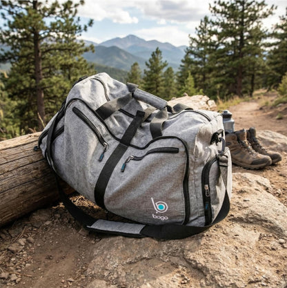 Bago Foldable Duffle Bag for Camping & Travel with Shoe Compartment. Large Duffle Bag for Women & Men. Durable Lightweight Duffel Bags for Traveling. 80L