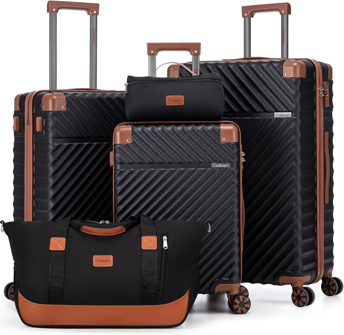 Carry On Luggage 22x14x9 Airline Approved, Hardside 20 Inch Carry on Suitcases with Wheels, Hard Shell ABS Lightweight Carry on Luggage Set, Travel Suitcase Set with TSA Lock, SkyBlue
