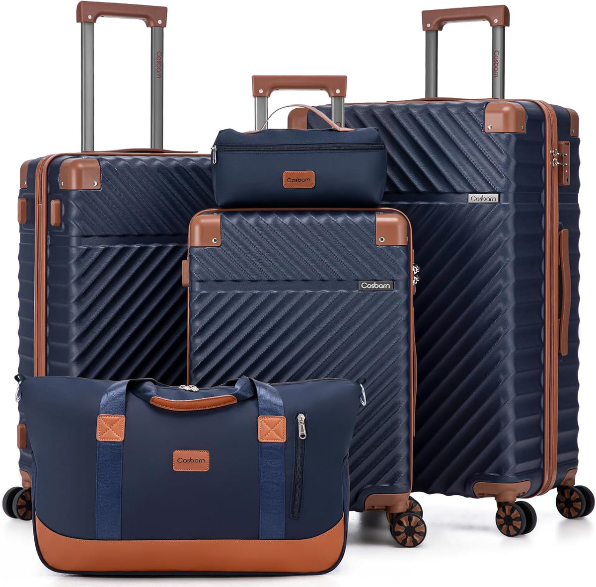 Carry On Luggage 22x14x9 Airline Approved, Hardside 20 Inch Carry on Suitcases with Wheels, Hard Shell ABS Lightweight Carry on Luggage Set, Travel Suitcase Set with TSA Lock, SkyBlue