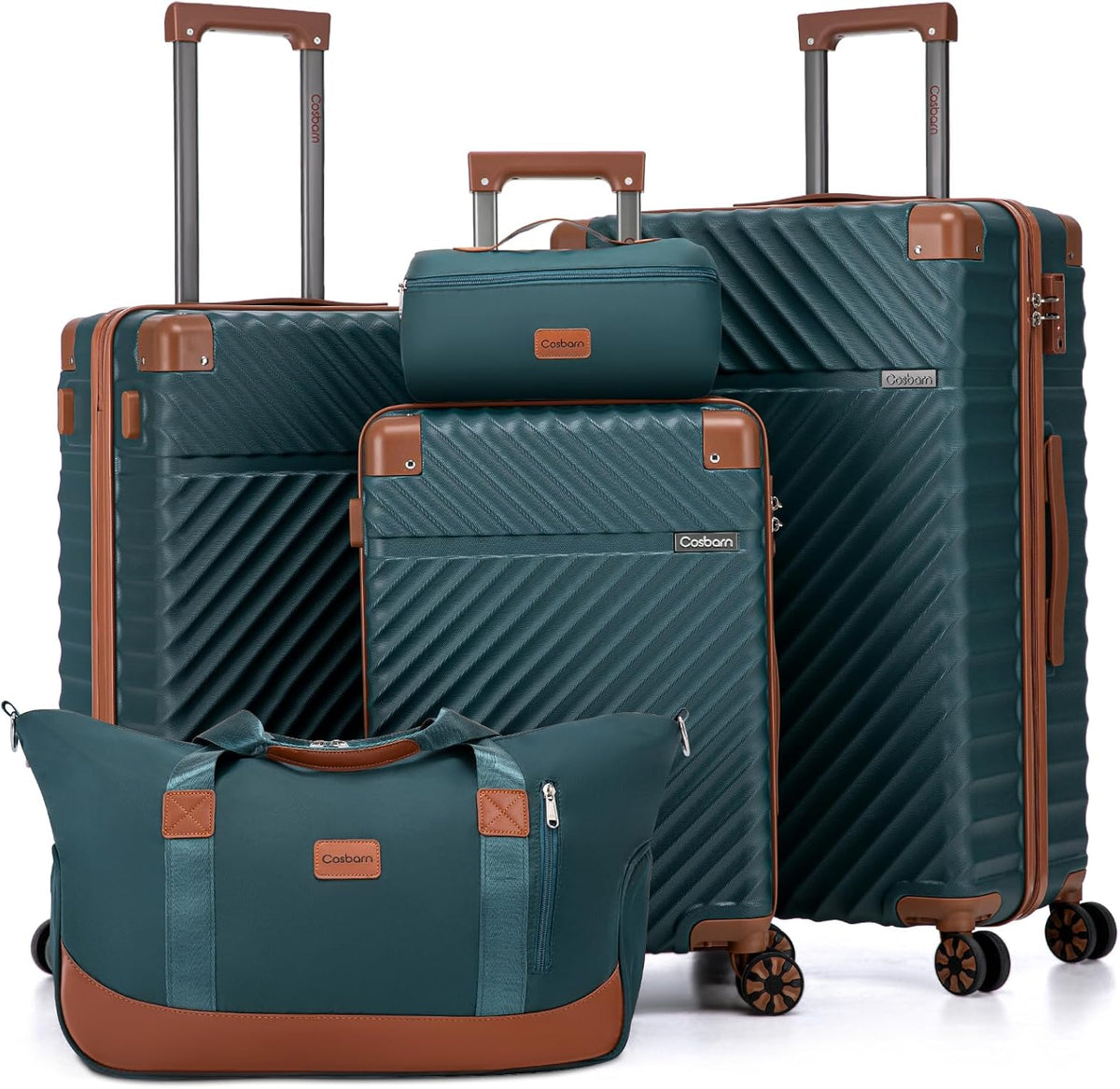 Carry On Luggage 22x14x9 Airline Approved, Hardside 20 Inch Carry on Suitcases with Wheels, Hard Shell ABS Lightweight Carry on Luggage Set, Travel Suitcase Set with TSA Lock, SkyBlue
