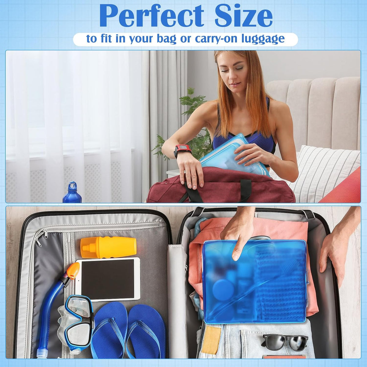 8 Pack TSA Approved Travel Toiletry Bags Frosted Translucent Leak-proof Cosmetic Makeup Bags for Women Men Travel Organizer Airport Security(Green,6.7 x 5.5 x 1.8 Inch)