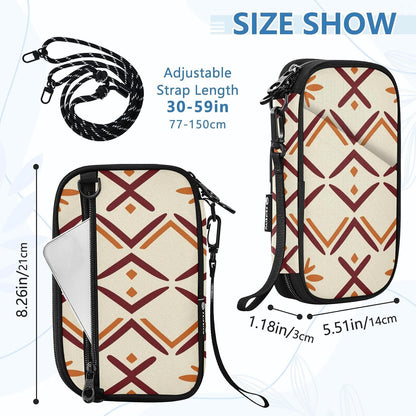 Travel Document Organizer 21×14×3 CM | Scratch Resistant Polyester Multi Pockets Multi-Way Carry for Adults Outdoor Mint Star