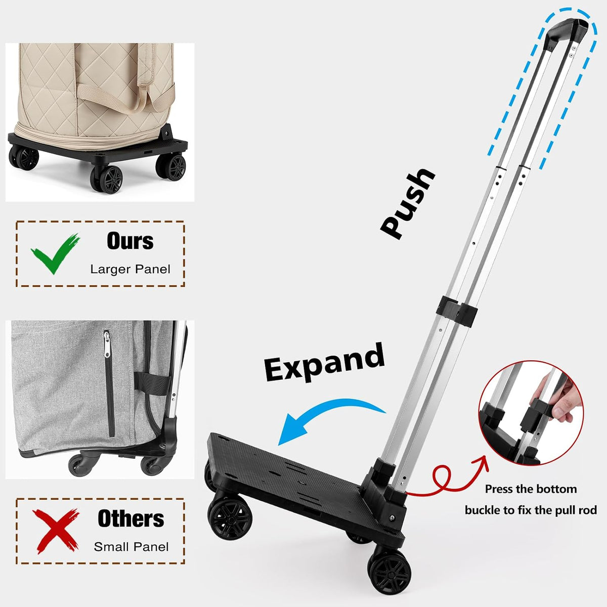 Rolling Garment Bags for Travel - Carry on Convertible Garment Duffle Bags with Wheels for Men Women, 4 in 1 Large Travel Duffel Bags with Shoes Compartment Hanging Suit Dress Weekender Bag 4pcs Set