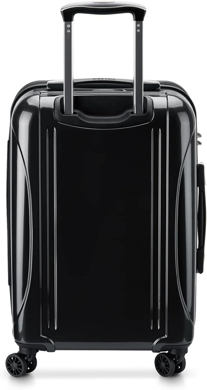DELSEY PARIS Helium Aero Hardside Expandable Luggage with Spinner Wheels, Brick Red, Carry-On Plus 21 Inch