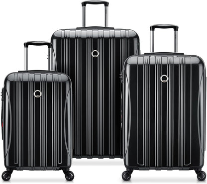 DELSEY PARIS Helium Aero Hardside Expandable Luggage with Spinner Wheels, Brick Red, Carry-On Plus 21 Inch