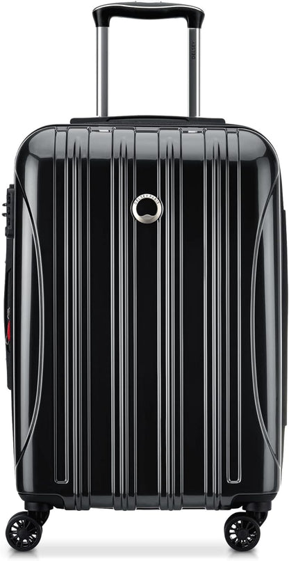 DELSEY PARIS Helium Aero Hardside Expandable Luggage with Spinner Wheels, Brick Red, Carry-On Plus 21 Inch
