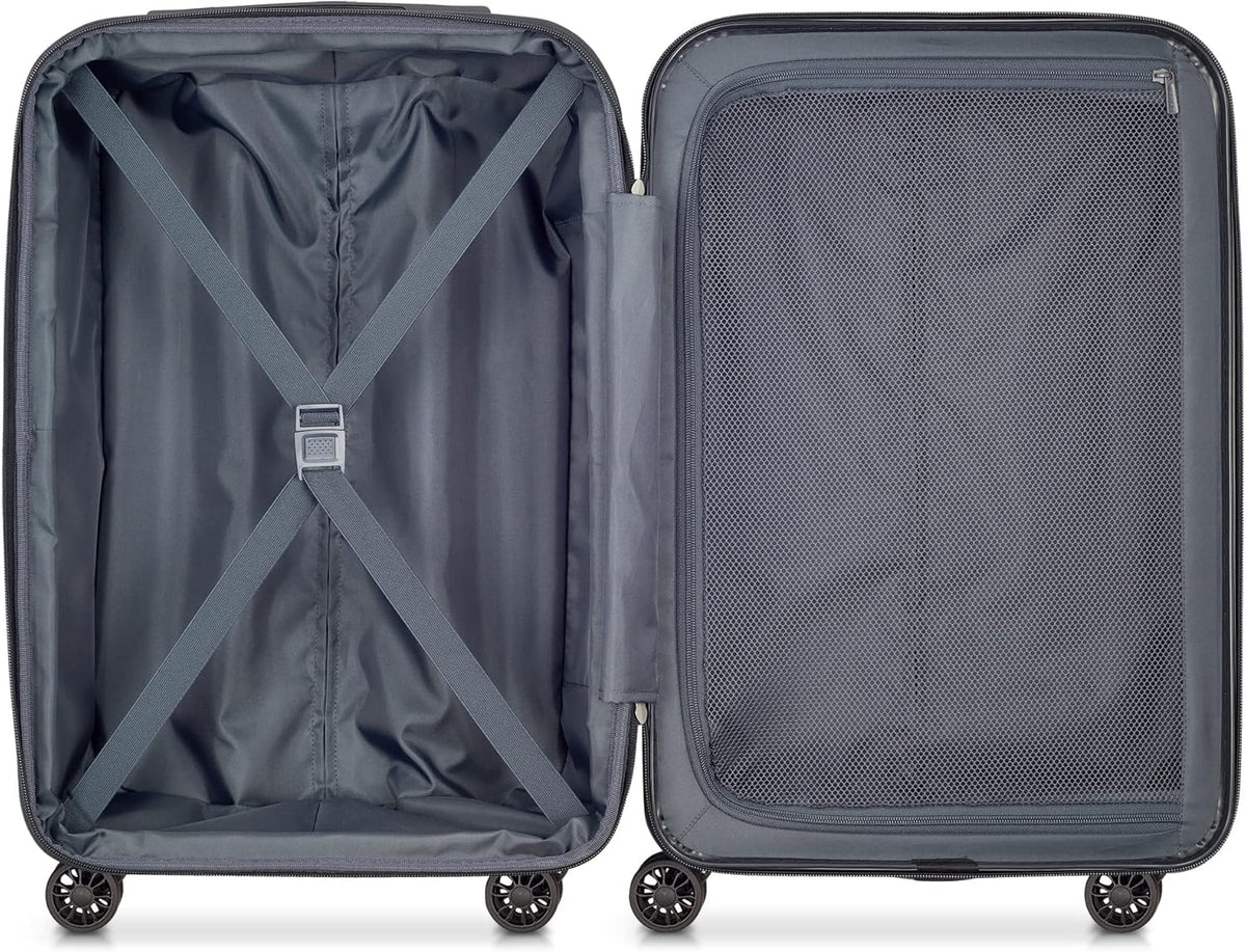 DELSEY PARIS Helium Aero Hardside Expandable Luggage with Spinner Wheels, Brick Red, Carry-On Plus 21 Inch