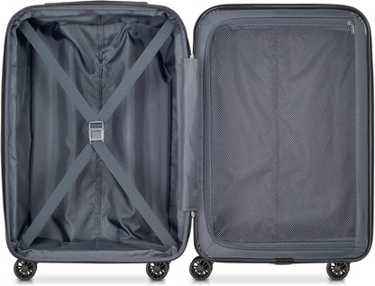 DELSEY PARIS Helium Aero Hardside Expandable Luggage with Spinner Wheels, Brick Red, Carry-On Plus 21 Inch