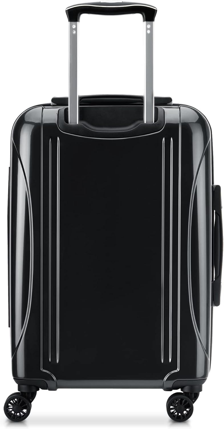 DELSEY PARIS Helium Aero Hardside Expandable Luggage with Spinner Wheels, Brick Red, Carry-On Plus 21 Inch