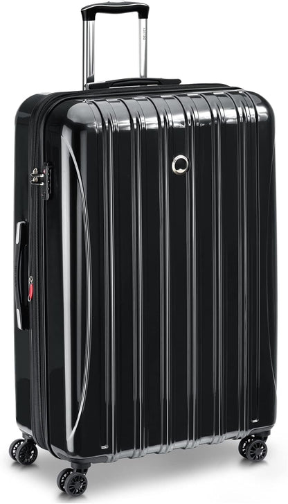 DELSEY PARIS Helium Aero Hardside Expandable Luggage with Spinner Wheels, Brick Red, Carry-On Plus 21 Inch