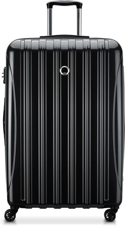 DELSEY PARIS Helium Aero Hardside Expandable Luggage with Spinner Wheels, Brick Red, Carry-On Plus 21 Inch