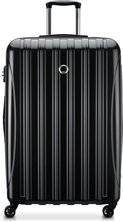 DELSEY PARIS Helium Aero Hardside Expandable Luggage with Spinner Wheels, Brick Red, Carry-On Plus 21 Inch