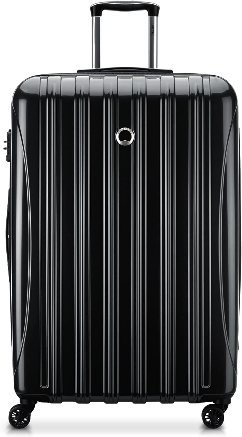DELSEY PARIS Helium Aero Hardside Expandable Luggage with Spinner Wheels, Brick Red, Carry-On Plus 21 Inch