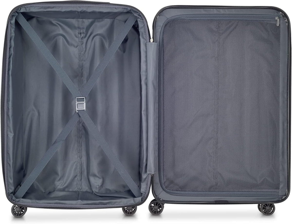 DELSEY PARIS Helium Aero Hardside Expandable Luggage with Spinner Wheels, Brick Red, Carry-On Plus 21 Inch