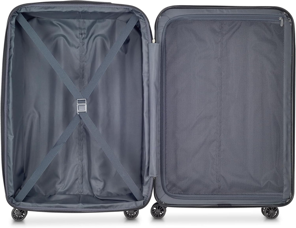 DELSEY PARIS Helium Aero Hardside Expandable Luggage with Spinner Wheels, Brick Red, Carry-On Plus 21 Inch