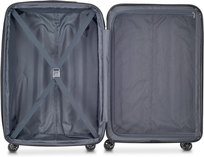 DELSEY PARIS Helium Aero Hardside Expandable Luggage with Spinner Wheels, Brick Red, Carry-On Plus 21 Inch