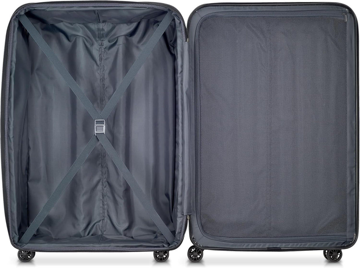 DELSEY PARIS Helium Aero Hardside Expandable Luggage with Spinner Wheels, Brick Red, Carry-On Plus 21 Inch