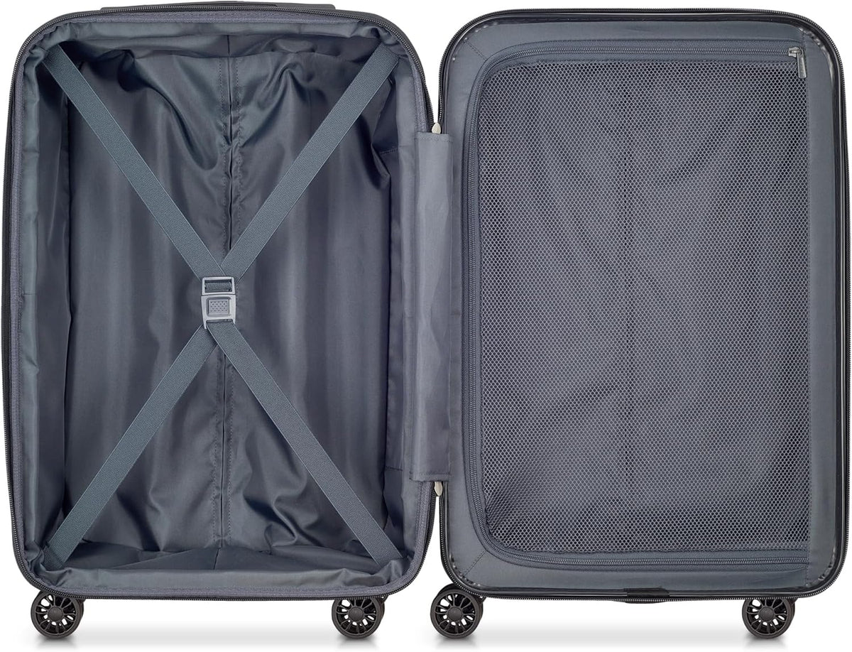 DELSEY PARIS Helium Aero Hardside Expandable Luggage with Spinner Wheels, Brick Red, Carry-On Plus 21 Inch