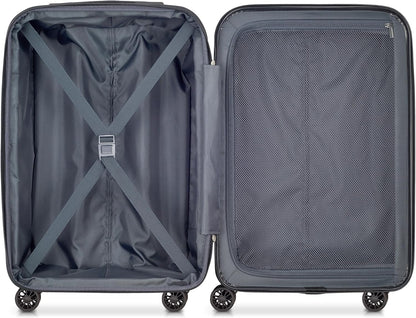 DELSEY PARIS Helium Aero Hardside Expandable Luggage with Spinner Wheels, Brick Red, Carry-On Plus 21 Inch